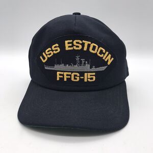 USS Estocin FFG-15 Baseball Cap Guided-Missile Frigate Military Hat Made in USA